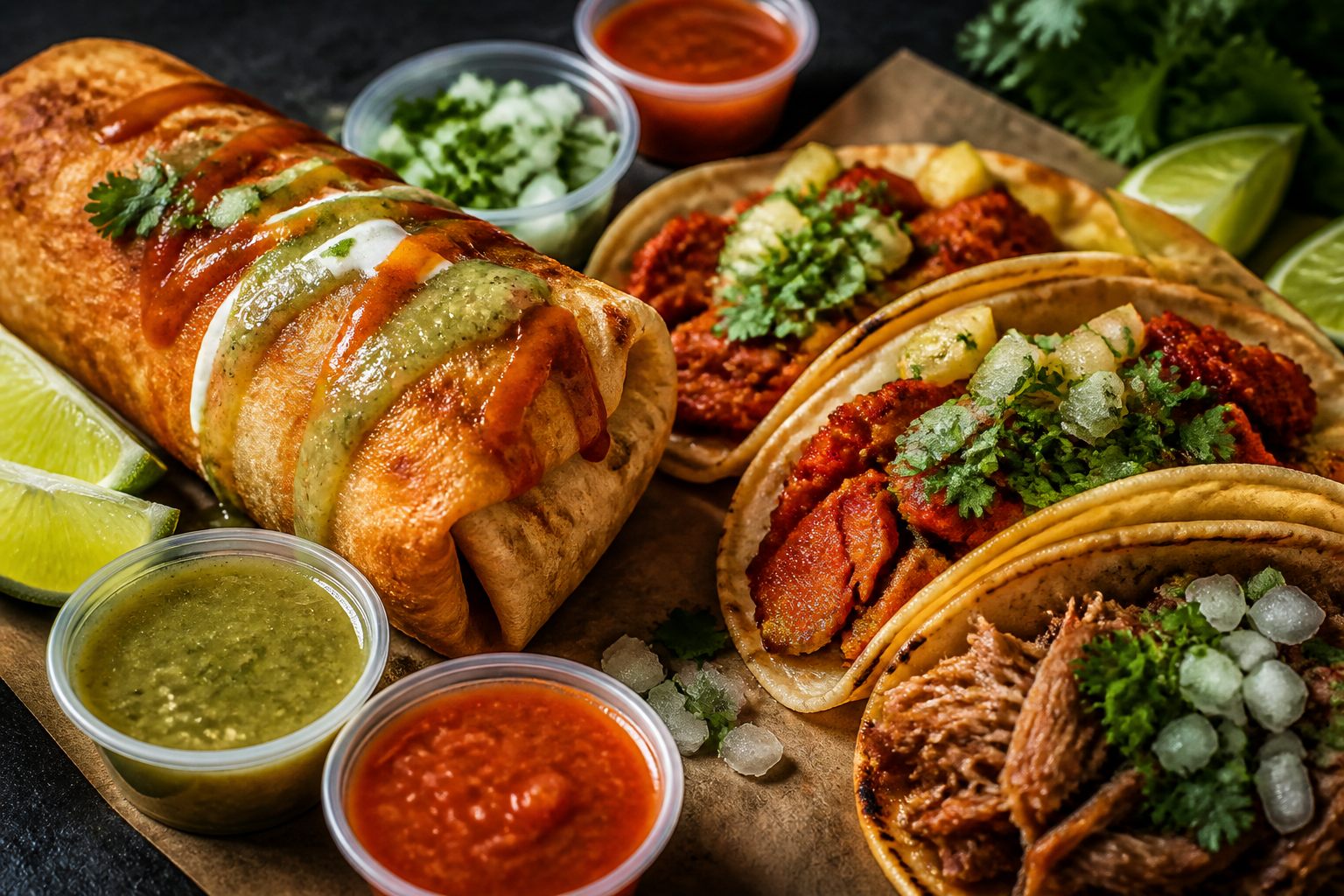 Homemade tortillas close up