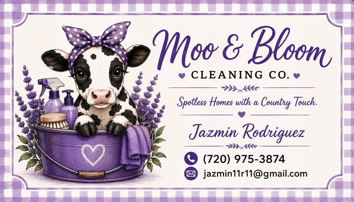 Moo & Bloom supporting service visual