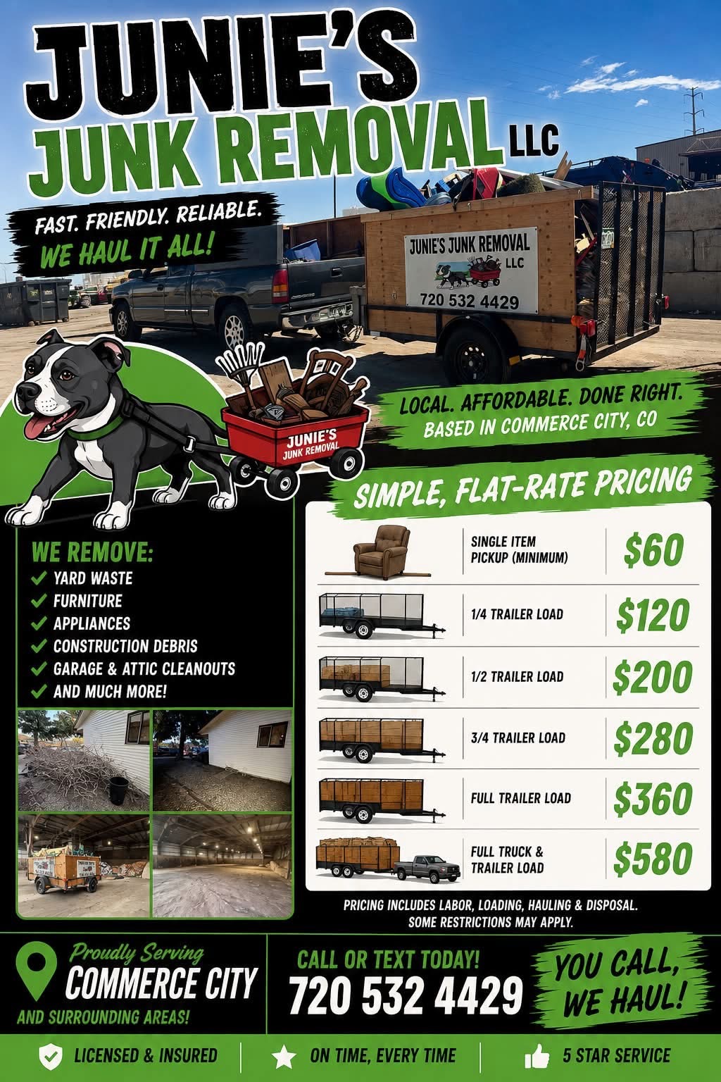 Junie's Junk Removal LLC service visual
