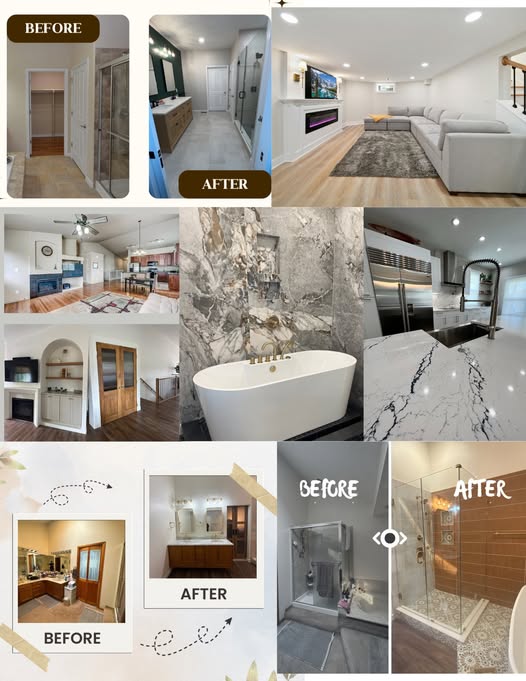 Before and after home improvement work from Iconic Handyman Services