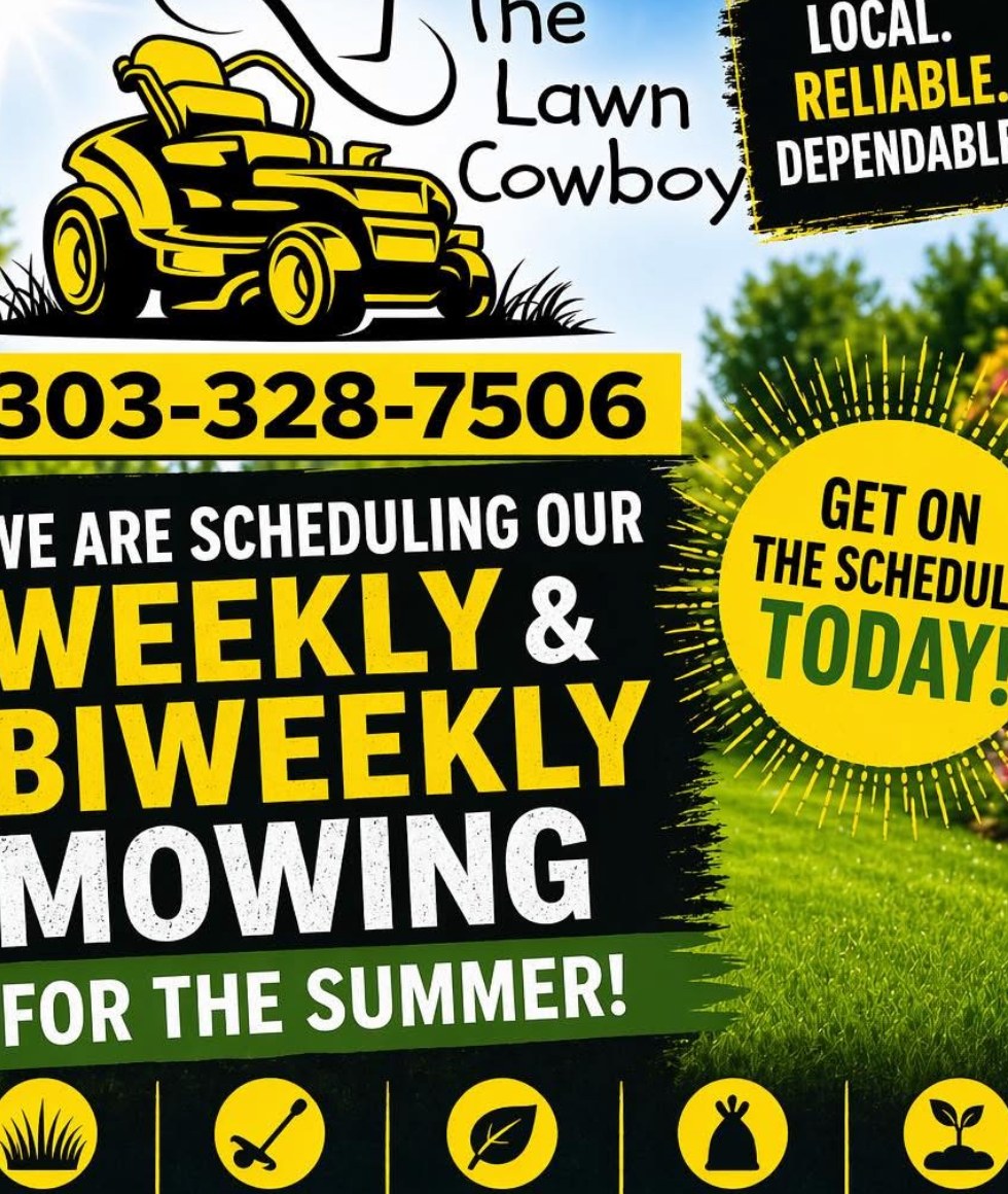 The Lawn Cowboy flyer reference