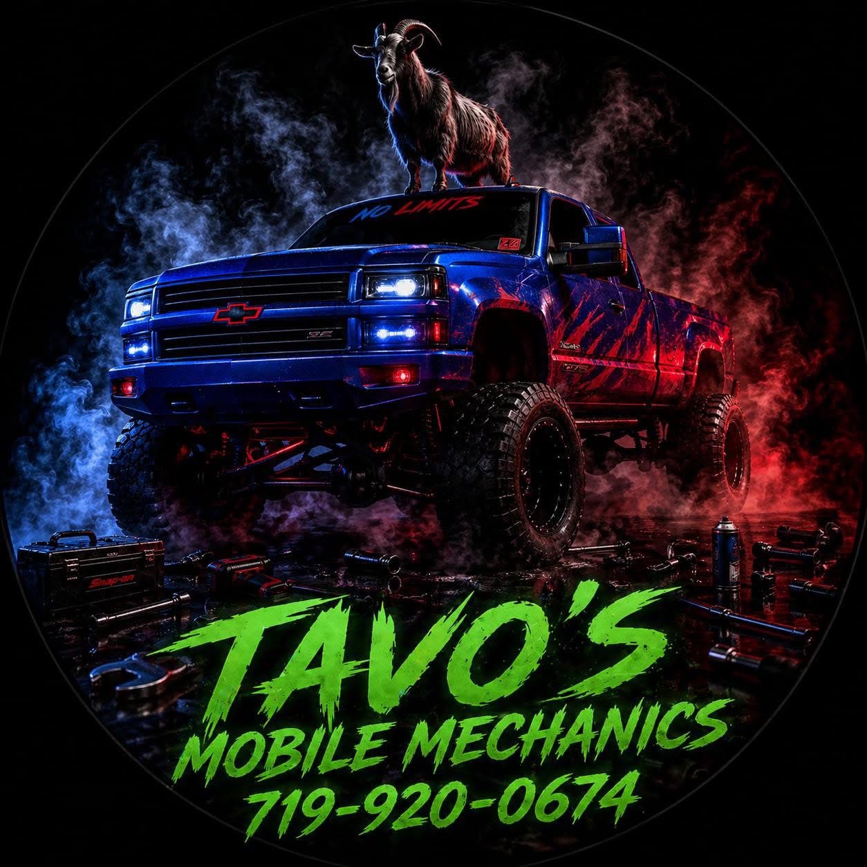 Tavo's Mobile Mechanics logo reference